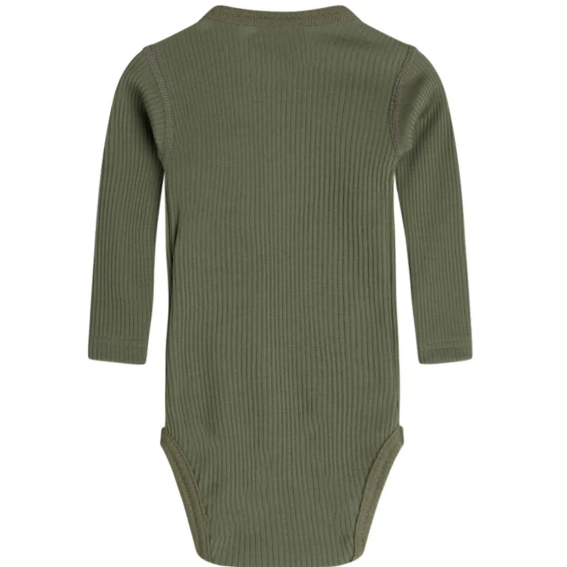 Online Hust & Claire Berry ribb body i ull/lyocell, olivine Ullbody Og Ullgensere Baby | Ullbodyer Baby Gutt