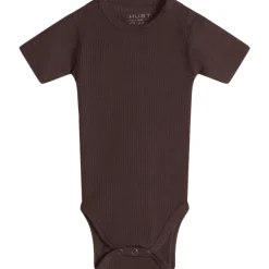 Discount Hust & Claire Bet ribb kortermet body i ull, java Ullbody Og Ullgensere Baby | Ullbodyer Baby Jente