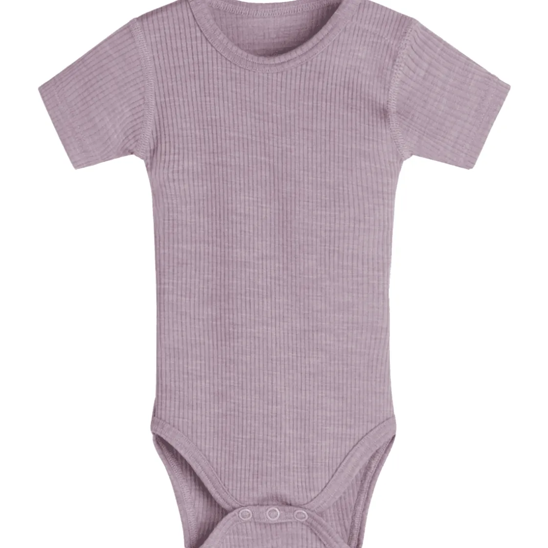 Fashion Hust & Claire Bet ribb kortermet body i ull, woodrose Ullbody Og Ullgensere Baby | Ullbodyer Baby Jente