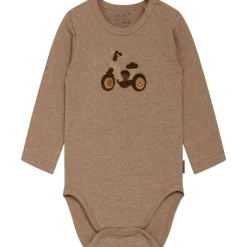 Online Hust & Claire Billy body, deer brown melange Bodyer Baby Jente | Bodyer Baby Gutt
