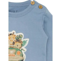 New Hust & Claire Billy body, faded blue Bodyer Baby Jente | Bodyer Baby Gutt