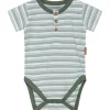 Clearance Hust & Claire Bob kortemet body, jade green Kort | Kortermet Baby Gutt