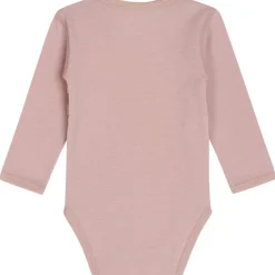 Clearance Hust & Claire body i ull med pingviner, Shade rose Ullbody Og Ullgensere Baby | Ullbodyer Baby Jente
