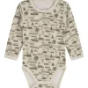 Clearance Hust & Claire body i ull/bambus m/kjøretøy, Wheat mel. Ullbody Og Ullgensere Baby | Ullbodyer Baby Gutt