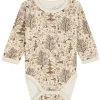 Clearance Hust & Claire body i ull/bambus med natur, Wheat mel. Ullbody Og Ullgensere Baby | Ullbodyer Baby Jente