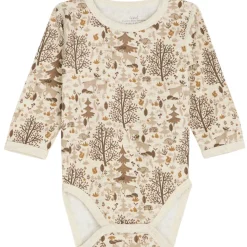 Clearance Hust & Claire body i ull/bambus med natur, Wheat mel. Ullbody Og Ullgensere Baby | Ullbodyer Baby Jente