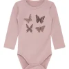 Online Hust & Claire body i ull/bambus m/sommerfugler, Shade rose Ullbody Og Ullgensere Baby | Ullbodyer Baby Jente