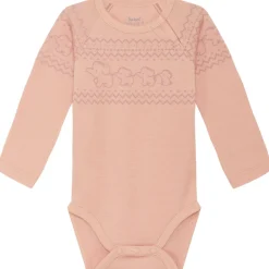 Hot Hust & Claire Bosti body elefanter ull, Rose Cloud Ullbody Og Ullgensere Baby | Ullbodyer Baby Jente
