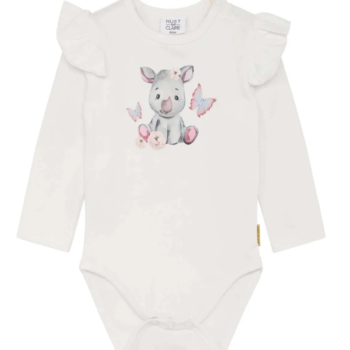 Clearance Hust & Claire Bri body, ivory Bodyer Baby Jente