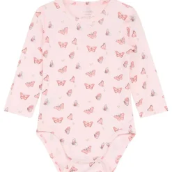 Clearance Hust & Claire Buller body i bambus, rose morn Bodyer Baby Jente