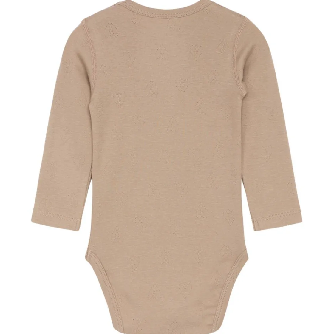 Discount Hust & Claire Buller body m/hullmønster, mocha Bodyer Baby Jente | Bodyer Baby Gutt