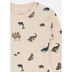 Outlet Hust & Claire Buller body i bambus m/dyr, french oak Bodyer Baby Jente | Bodyer Baby Gutt