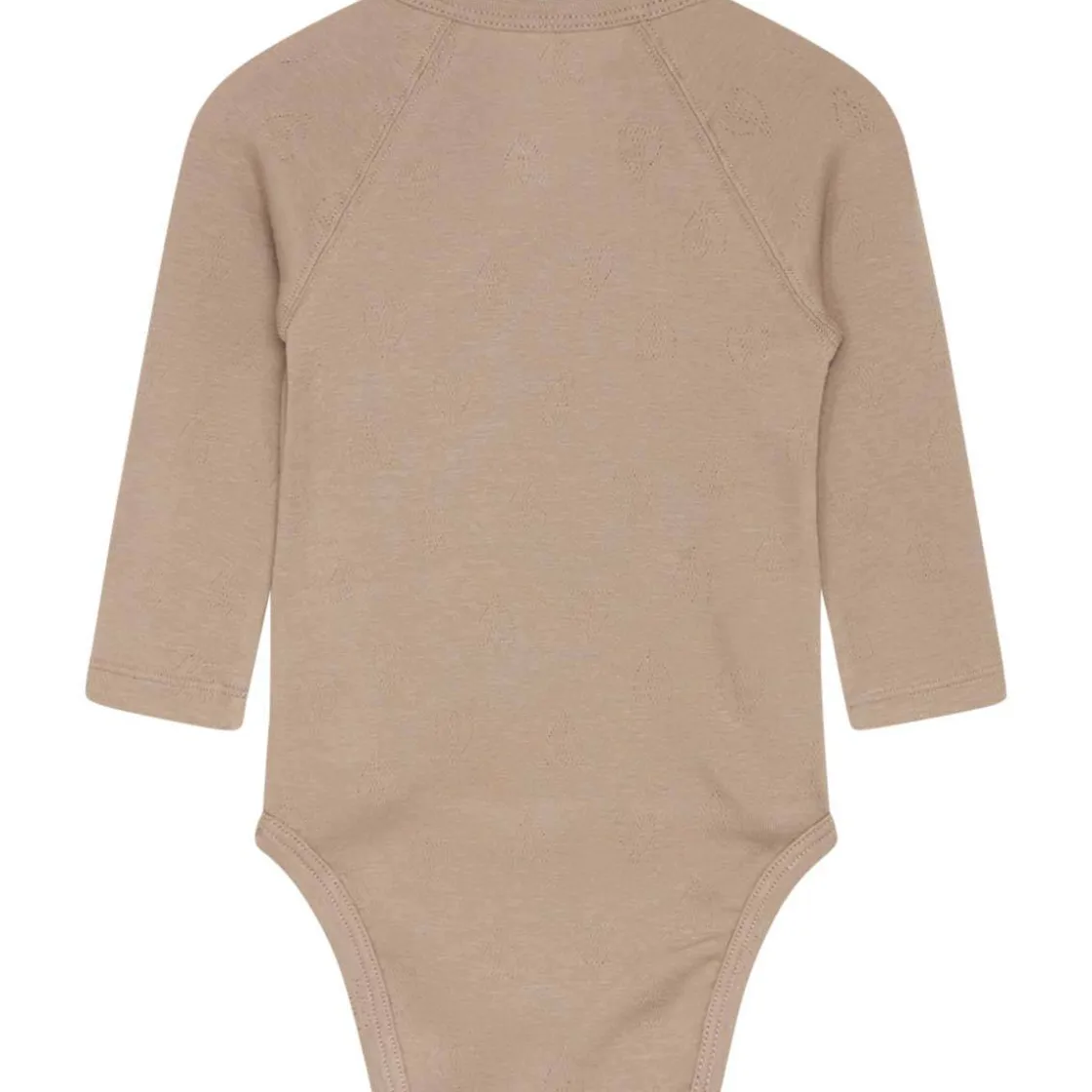 Outlet Hust & Claire Bum omslagsbody m/hullmønster, mocca Bodyer Baby Jente | Bodyer Baby Gutt
