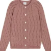 Sale Hust & Claire Cleo cardigan til baby og barn, ash rose Penklær Jente | Penklær Baby Gutt