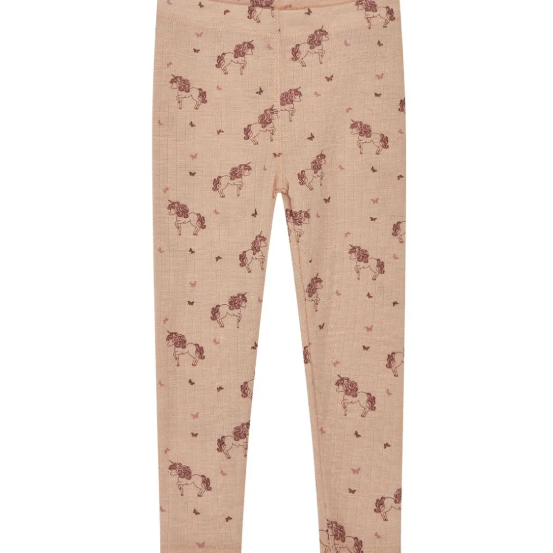 Clearance Hust & Claire Enhjørning leggings ull/lyocell, Rose C. Ullbukser Baby | Ullbukser Gutt 3-10 År
