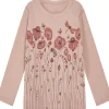 Fashion Hust & Claire genser i ull/bambus blomster, Rose Cloud Ullgensere Jente 3-10 År | Ullgensere Gutt 3-10 År
