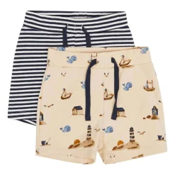 Discount Hust & Claire Hau 2-pack shorts, blues Shortser Baby Gutt