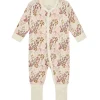 Discount Hust & Claire heldress ull/bambus blomster, Orchid Ulldresser & Ullpyjamaser Baby | Heldresser & Pyjamaser Jente