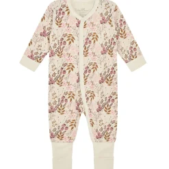 Discount Hust & Claire heldress ull/bambus blomster, Orchid Ulldresser & Ullpyjamaser Baby | Heldresser & Pyjamaser Jente