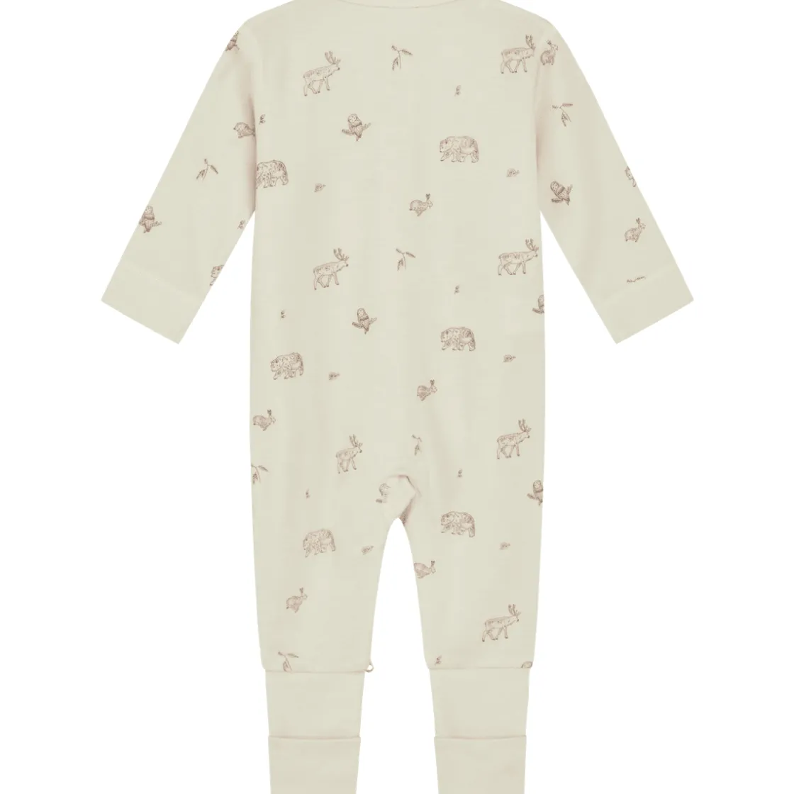 Best Hust & Claire heldress ull/bambus skogsdyr, Ecru Ulldresser & Ullpyjamaser Baby | Heldresser & Pyjamaser Jente