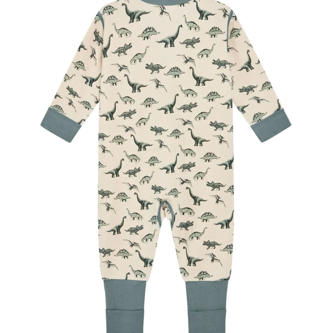 Clearance Hust & Claire heldress ull/bambus Dino, Jade Green Ulldresser & Ullpyjamaser Baby | Heldresser & Pyjamaser Gutt