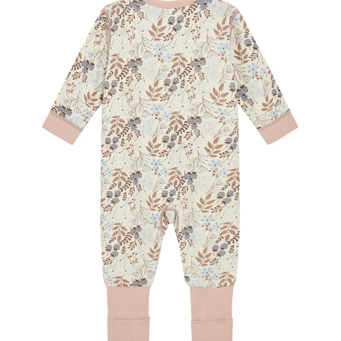 Best Hust & Claire heldress ull/bambus blomster, Cloud Blue Ulldresser & Ullpyjamaser Baby | Heldresser & Pyjamaser Jente
