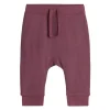 Best Hust & Claire joggebukse i ull/bambus, purple fig Ullbukser Baby | Ullbukser Gutt 3-10 År