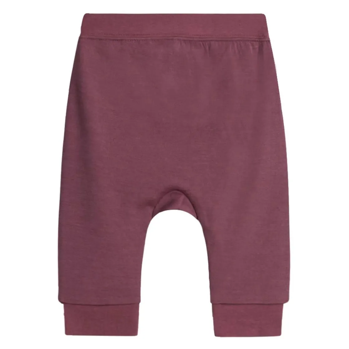 Best Hust & Claire joggebukse i ull/bambus, purple fig Ullbukser Baby | Ullbukser Gutt 3-10 År