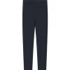 Outlet Hust & Claire Laki leggings i ull/bambus, Blue night Ullbukser 8-16 År | Ullbukser Gutt 3-10 År