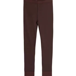 Sale Hust & Claire Laso leggings i ull/bambus, chestnut Ullbukser 8-16 År | Ullbukser Gutt 3-10 År