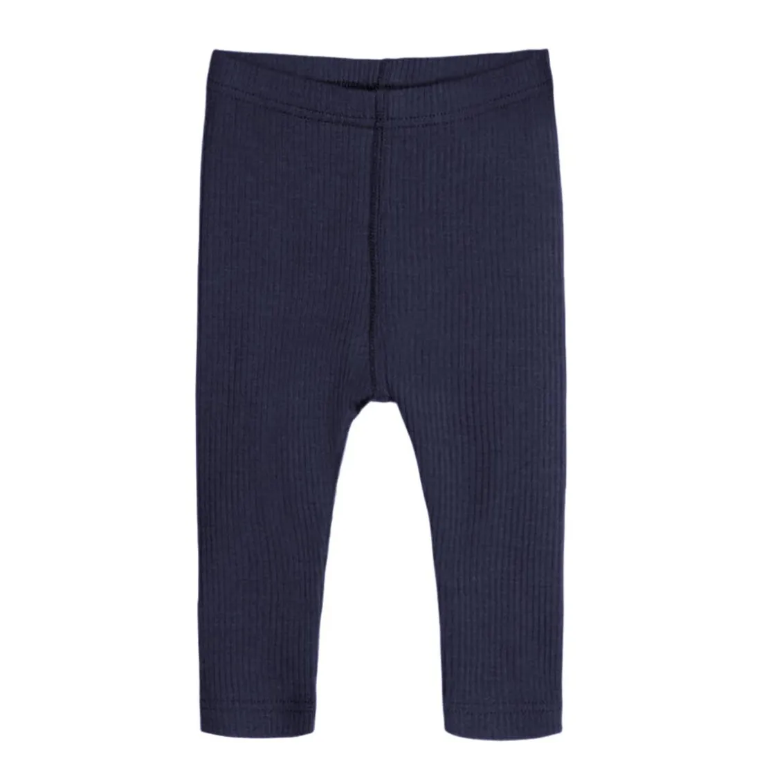 Clearance Hust & Claire Lee ribb bukse i ull/lyocell, blues Ullbukser Baby | Ullbukser Gutt 3-10 År