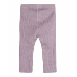 Discount Hust & Claire Lee ribb bukse i ull/lyocell, woodrose Ullbukser Baby | Ullbukser Gutt 3-10 År
