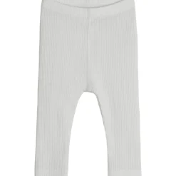 Clearance Hust & Claire Lee ribb leggings i ull til baby, ecru Ullbukser Baby | Ullbukser Gutt 3-10 År