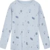 Clearance Hust & Claire luftballong genser i ull/bambus, Cloud Blue Ullgensere Gutt 3-10 År | Ullgensere Gutt