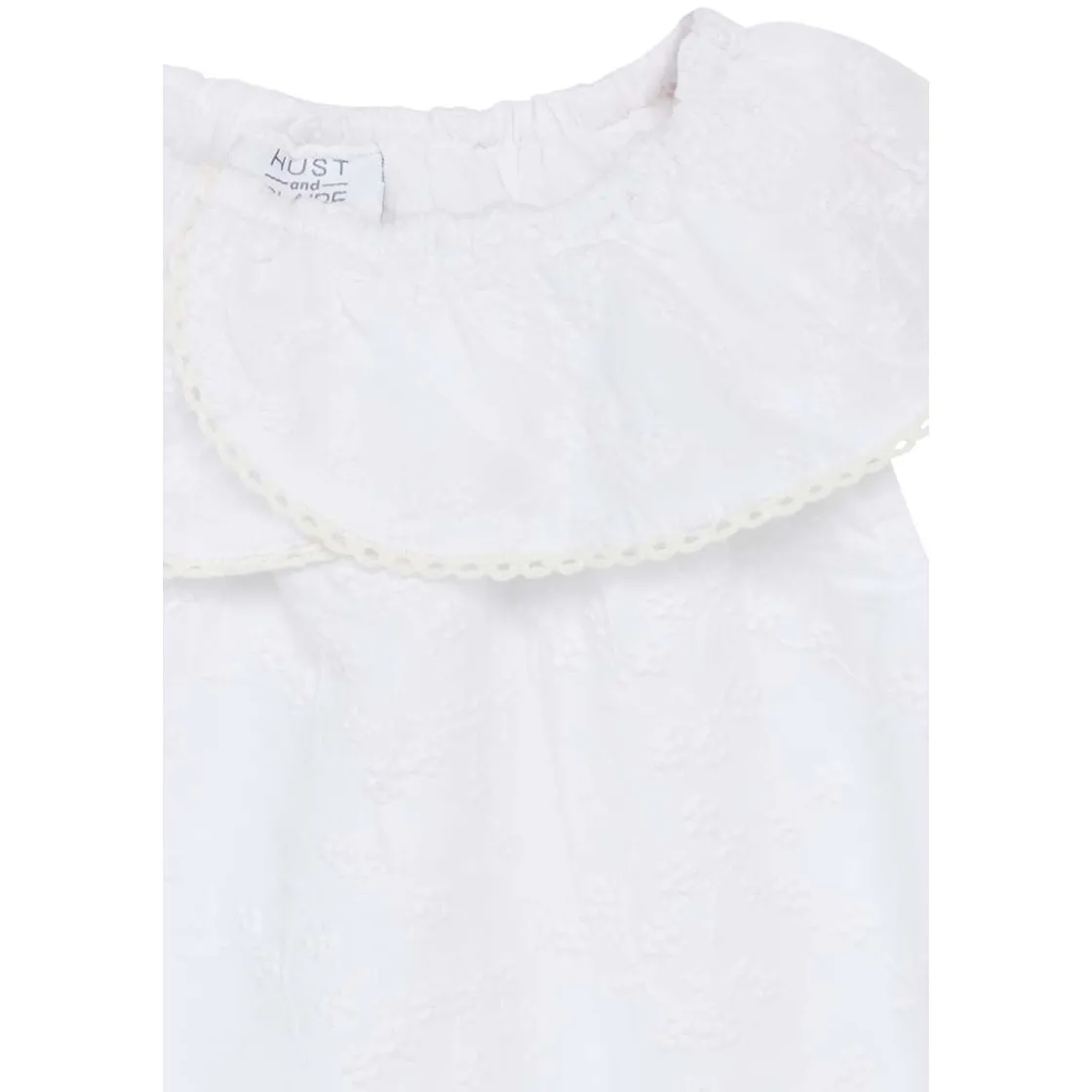 Fashion Hust & Claire Magnolia romper til baby, white Rompere & Jumpsuits Baby Jente