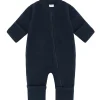 Outlet Hust & Claire Merlin ullfleecedress, more navy Heldresser / Kjøredresser Baby | Heldresser & Pyjamaser Jente