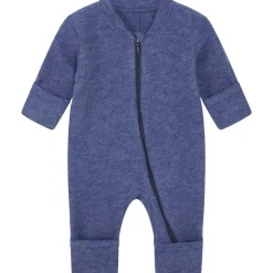 Fashion Hust & Claire Merlin ullfleecedress, china blue Heldresser / Kjøredresser Baby | Heldresser & Pyjamaser Jente