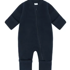 Outlet Hust & Claire Merlin ullfleecedress, more navy Heldresser / Kjøredresser Baby | Heldresser & Pyjamaser Jente