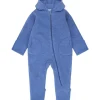 Outlet Hust & Claire Mevi ullfleecedress, china blue Heldresser / Kjøredresser Baby | Heldresser & Pyjamaser Jente