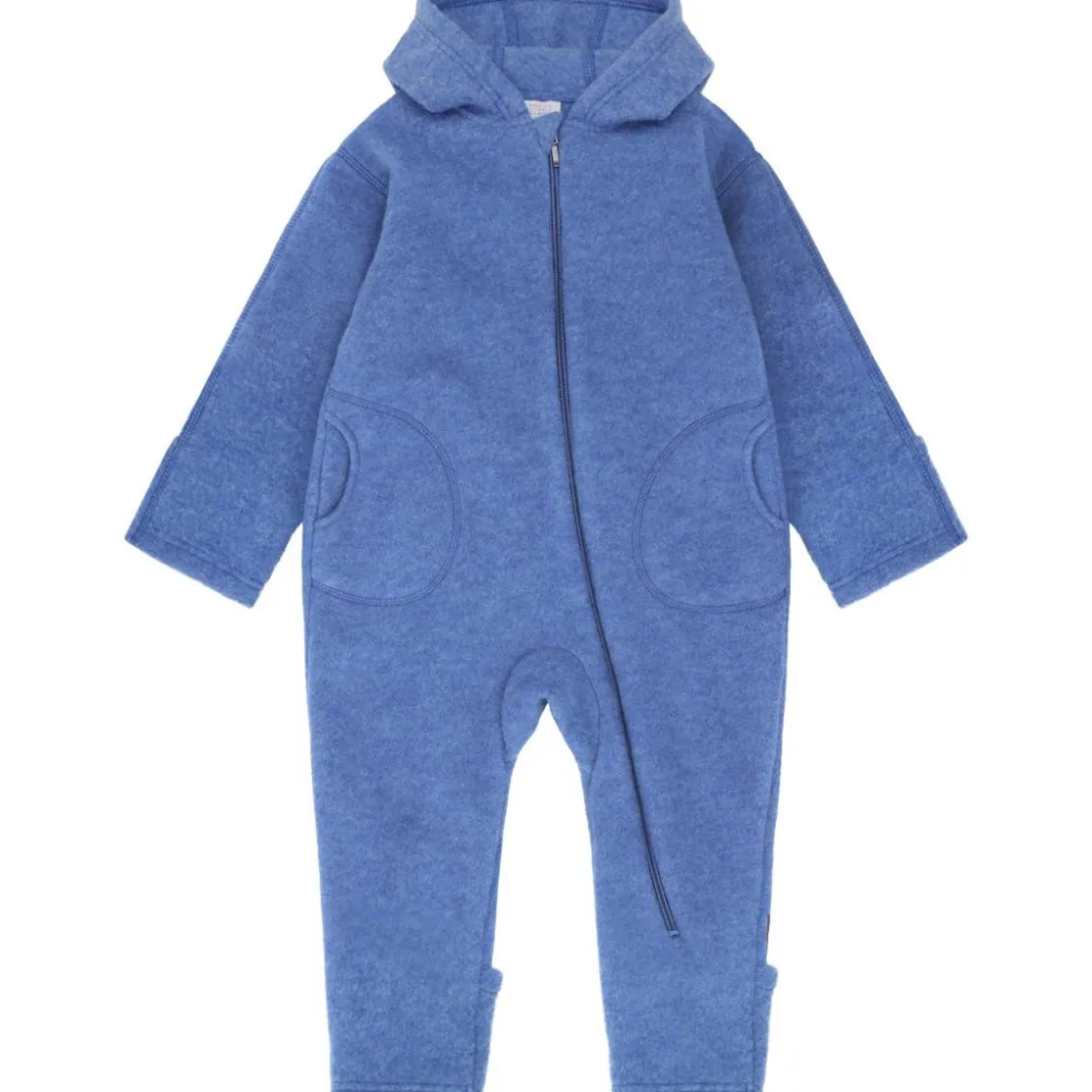 Outlet Hust & Claire Mevi ullfleecedress, china blue Heldresser / Kjøredresser Baby | Heldresser & Pyjamaser Jente