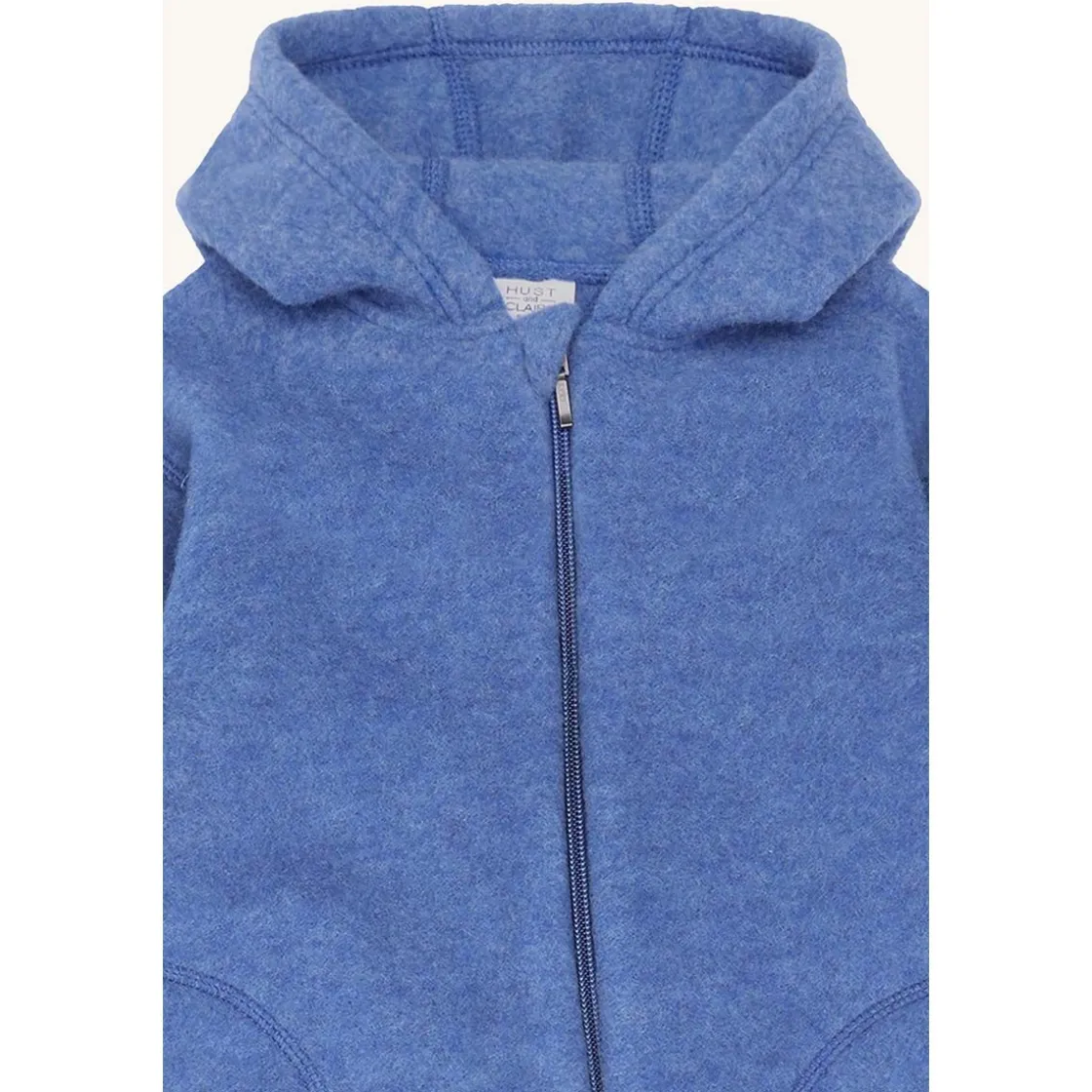 Outlet Hust & Claire Mevi ullfleecedress, china blue Heldresser / Kjøredresser Baby | Heldresser & Pyjamaser Jente