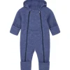 New Hust & Claire Mexi ullfleecedress, china blue Heldresser / Kjøredresser Baby | Heldresser & Pyjamaser Jente