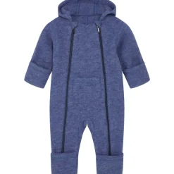 New Hust & Claire Mexi ullfleecedress, china blue Heldresser / Kjøredresser Baby | Heldresser & Pyjamaser Jente