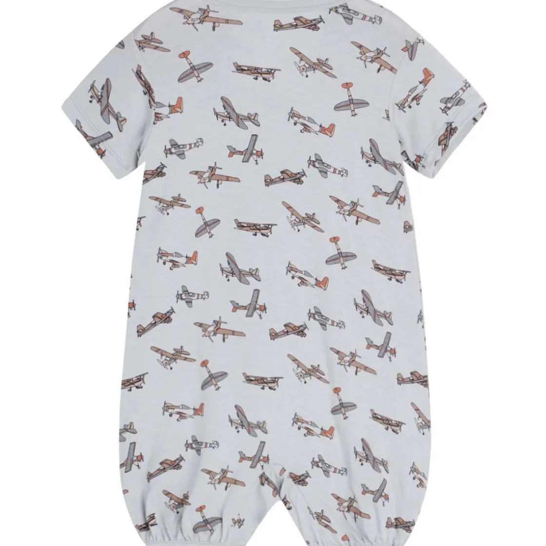 Fashion Hust & Claire Milu kortermet romper, iced aqua Rompere Baby Gutt | Heldresser & Pyjamaser Gutt