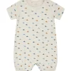 Best Hust & Claire Milu romper i bambus, glacier Rompere Baby Gutt | Heldresser & Pyjamaser Gutt