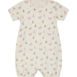 Hot Hust & Claire Milu romper i bambus, shrimp Rompere & Jumpsuits Baby Jente | Heldresser & Pyjamaser Jente