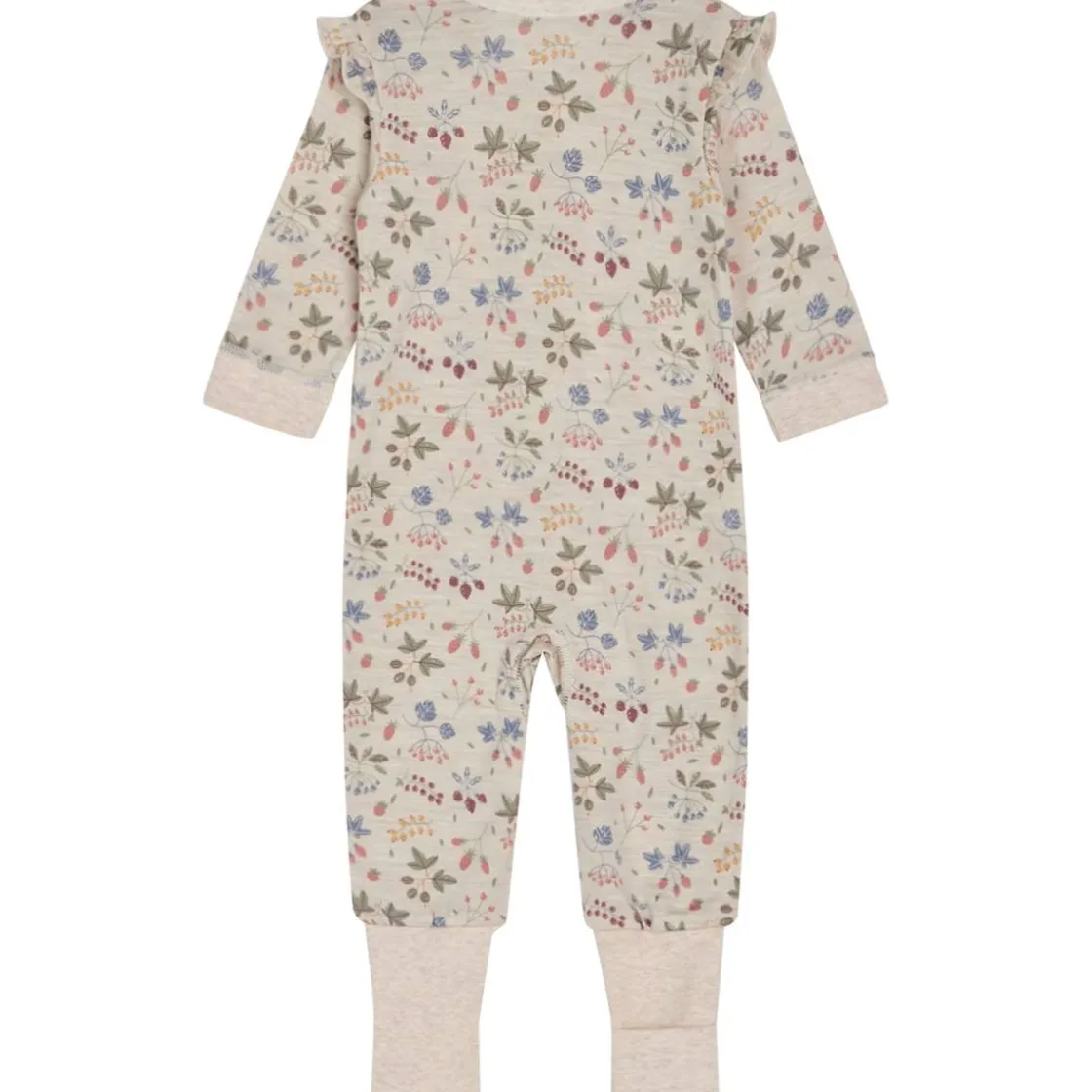 Best Hust & Claire Misla heldress i ull/silke, Wheat melange Ulldresser & Ullpyjamaser Baby | Heldresser & Pyjamaser Jente
