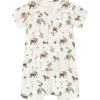 Fashion Hust & Claire Mungo romper i bambus, ivory Rompere & Jumpsuits Baby Jente | Heldresser & Pyjamaser Jente