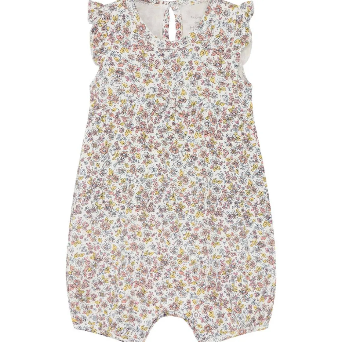 Hot Hust & Claire Musling romper i bambus, ivory Rompere & Jumpsuits Baby Jente | Heldresser & Pyjamaser Jente