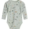 Outlet Hust & Claire omslagsbody i ull/bambus, Avocado Ullbody Og Ullgensere Baby | Ullbodyer Baby Gutt